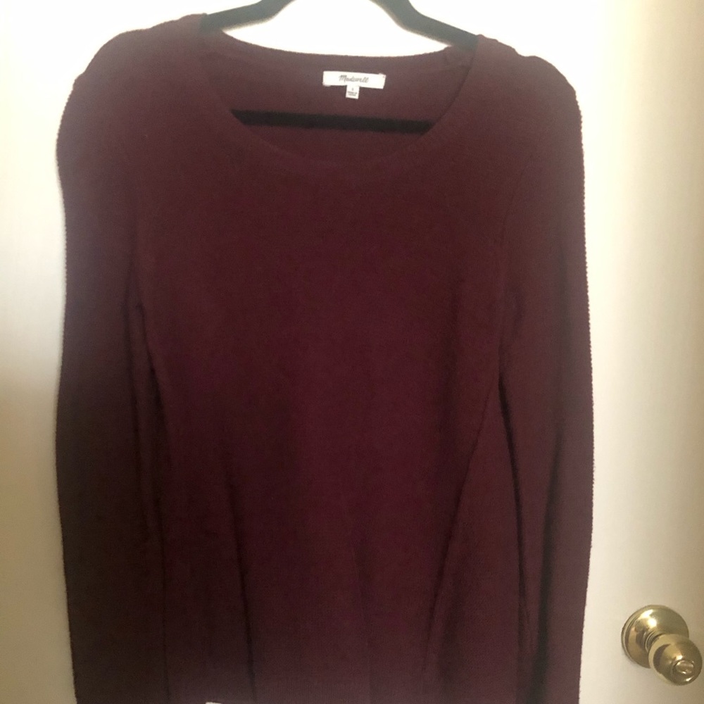 Burgundy Madewell Sweater